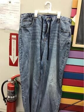 Kbb kahlana womens barrel wide leg jeans size 17 new from target